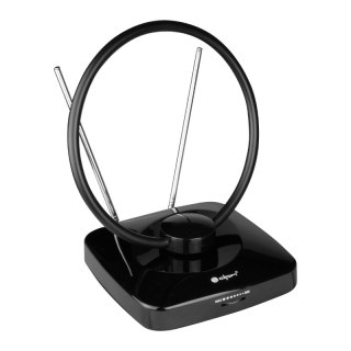 Antena TV pokojowa DVB-T / DVB-T2, VHF/UHF/FM, filtr LTE, 42 dB