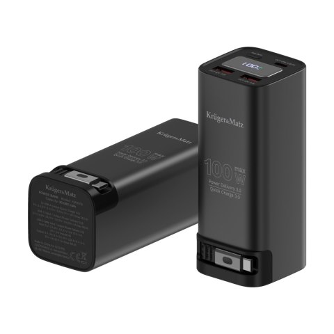 PowerBank Kruger&Matz 20000 mAh Li-ion 100W z funkcją QC oraz PD