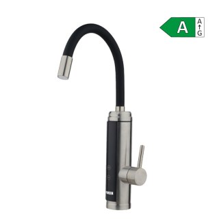 Przepływowy podgrzewacz wody, nablatowy, dotykowy, inox, IWH955, Noveen
