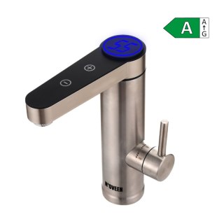 Przepływowy podgrzewacz wody, nablatowy, dotykowy, inox, IWH960, Noveen