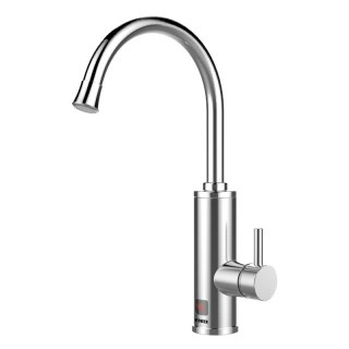 Przepływowy podgrzewacz wody, nablatowy, inox, Noveen