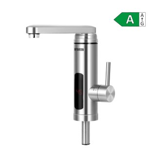 Przepływowy podgrzewacz wody, nablatowy, inox, Noveen
