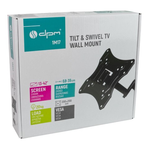 Uchwyt TV regulowany, 13-42", 20 kg