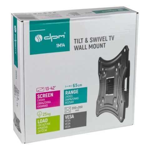 Uchwyt TV regulowany, 13-42", 25 kg