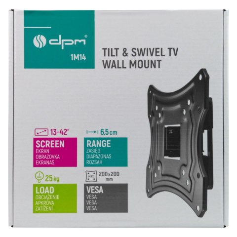 Uchwyt TV regulowany, 13-42", 25 kg