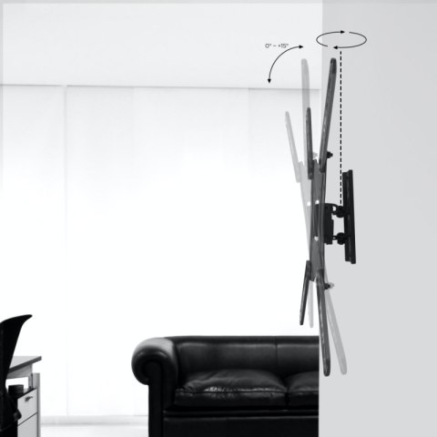 Uchwyt TV regulowany, 13-55", 20 kg