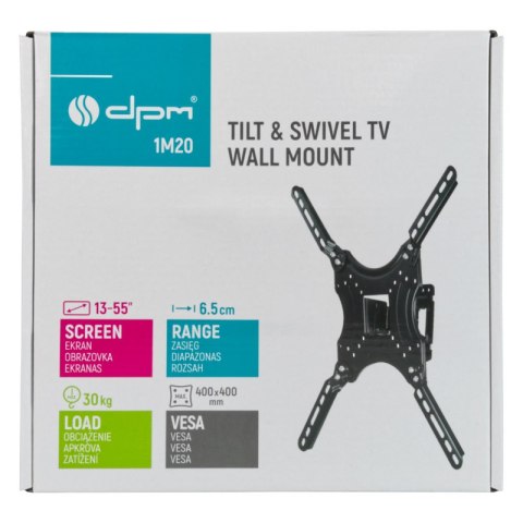 Uchwyt TV regulowany, 13-55", 20 kg