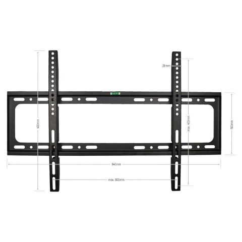 Uchwyt TV stały, 37-70", 55 kg