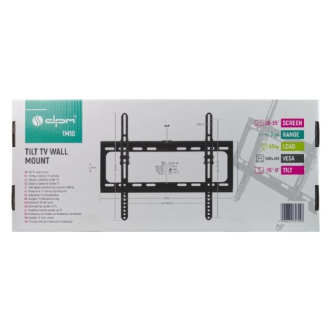 Uchwyt TV uchylny, 26-55", 45 kg