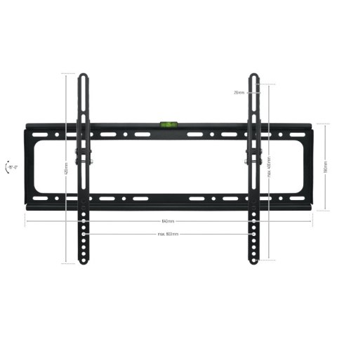 Uchwyt TV uchylny, 37-70", 55 kg