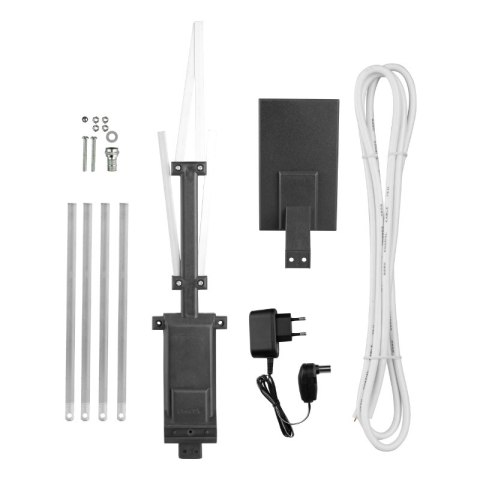 Antena TV pokojowa DVB-T / DVB-T2, VHF/UHF, 5-24 dB, SOWAR