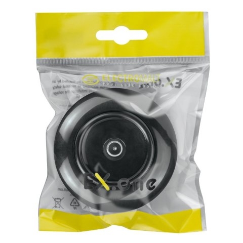 Gniazdo antenowe z ramką, czarne, EX1, Electromalt