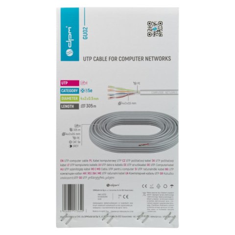 Przewód UTP, cat 5e, 305 m