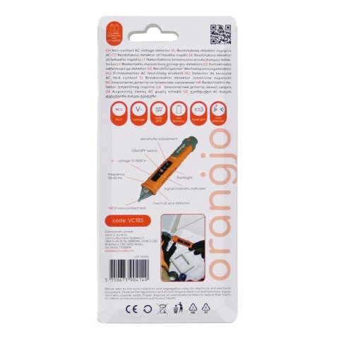 Tester napięcia AC, ORANGJO