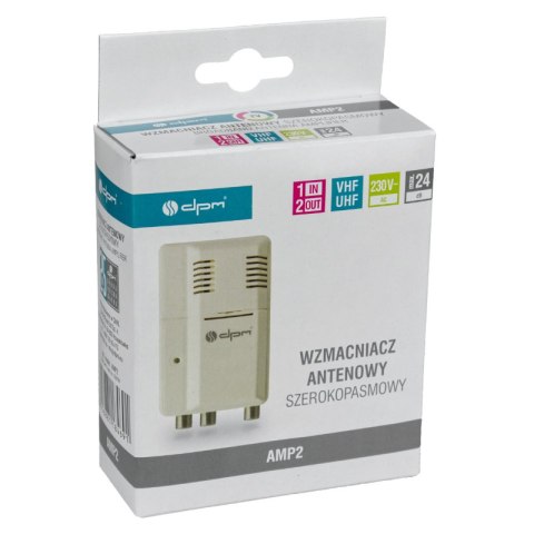 Wzmacniacz antenowy z rozgałęźnikiem, 24 dB