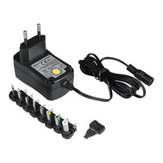 Zasilacz uniwersalny, 12 W, 1000 mA, 8 końcówek