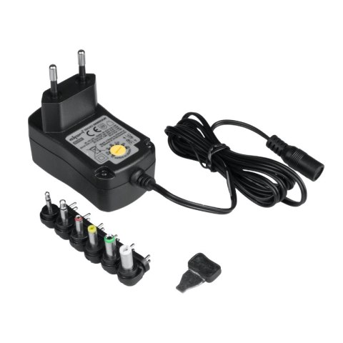 Zasilacz uniwersalny, 3,6 W, 300 mA, 6 końcówek