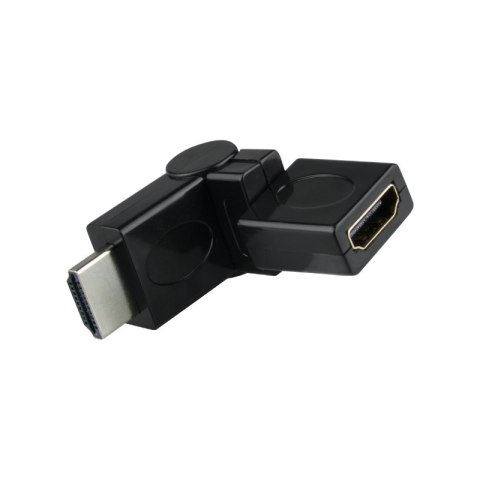 Adapter HDMI kątowy wtyk - gniazdo