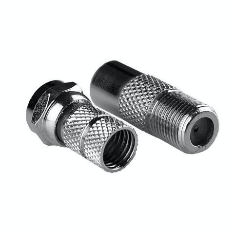 Adapter gniazdo F-wtyk TV + wtyk F
