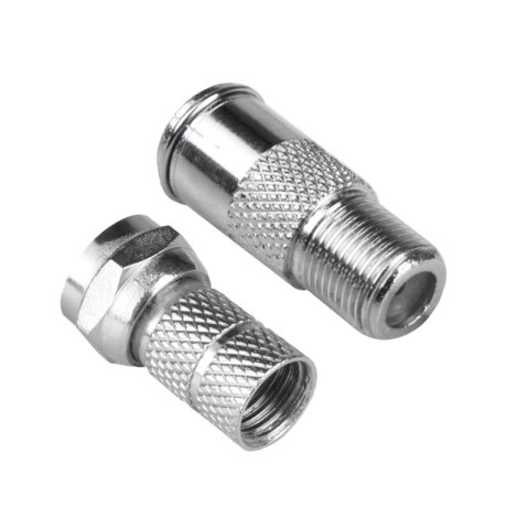 Adapter gniazdo TV-gniazdo F + wtyk F