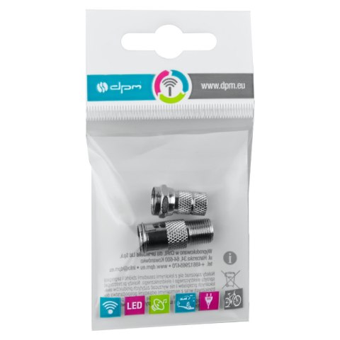 Adapter gniazdo TV-gniazdo F + wtyk F