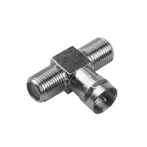 Adapter wtyk F - 2 x gniazdo F