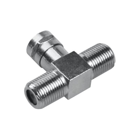 Adapter wtyk F - 2 x gniazdo F