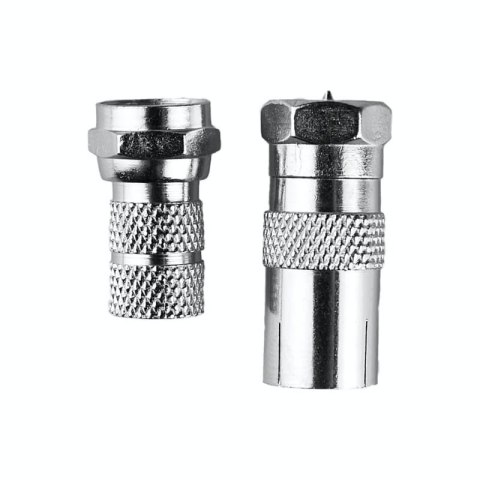 Adapter wtyk F-gniazdo TV - wtyk F