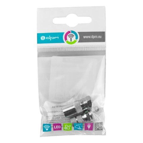 Adapter wtyk F-gniazdo TV - wtyk F