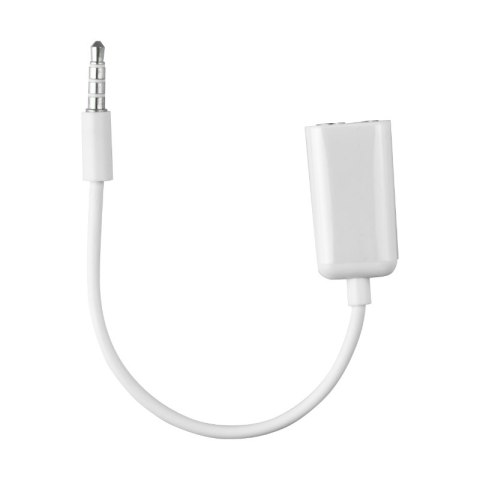 Adapter wtyk JACK - 2 x gniazdo JACK na kablu