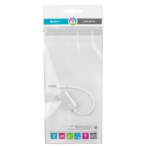 Adapter wtyk JACK - 2 x gniazdo JACK na kablu