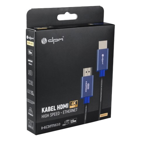 Kabel HDMI 4K ethernet, 1,5 m