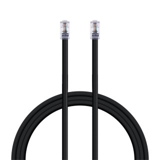Kabel telefoniczny RJ11, 2 m, czarny