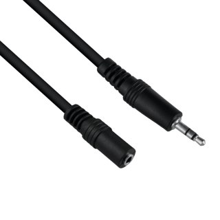 Przedłużacz JACK gniazdo-wtyk 3,5 mm, 3 m