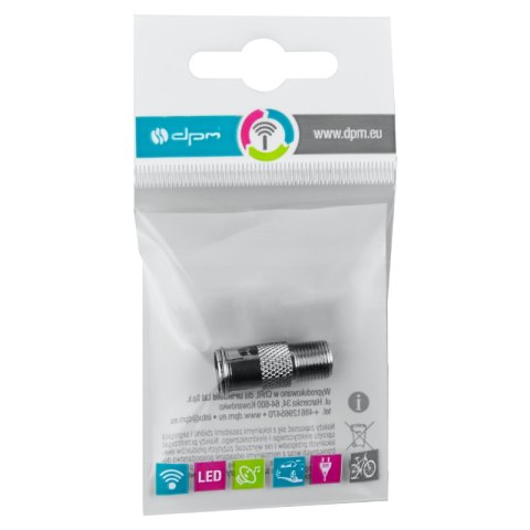 Przejście gniazdo F - gniazdo TV