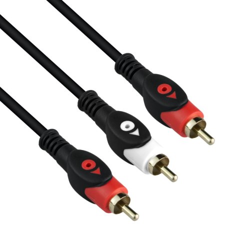 Przewód 2xRCA-mini JACK, 3 m
