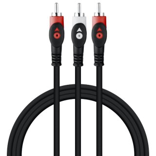 Przewód 2xRCA-mini JACK, 3 m