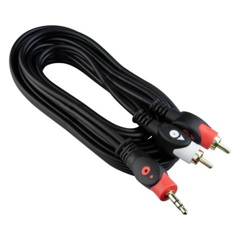 Przewód 2xRCA-mini JACK, 3 m