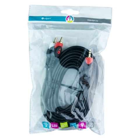 Przewód 2xRCA-mini JACK, 5 m