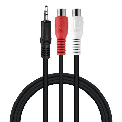 Przewód 2xgniazdo CINCH-mini JACK, 1,5 m