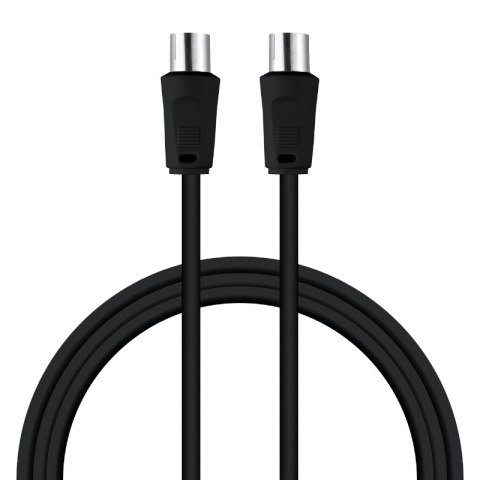 Przewód TV-VIDEO, 5 m, czarny