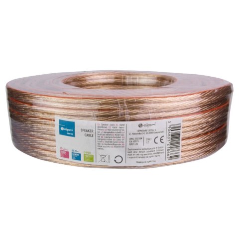 Przewód głośnikowy 2 x 2,5 mm2, 25 m