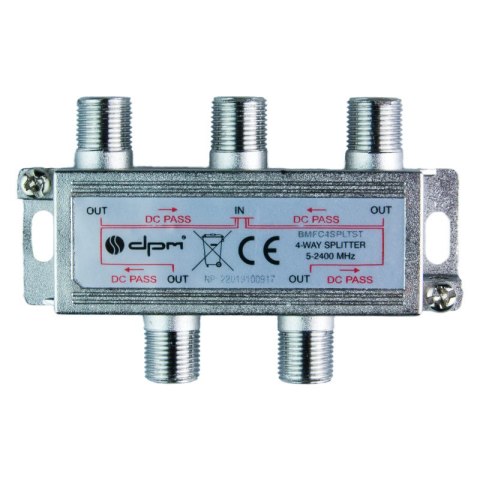 Splitter TV-SAT, 1 wej, 4 wyj