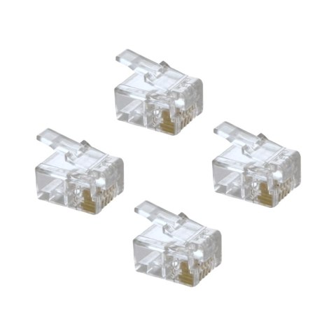 Wtyk RJ11, 4 szt.