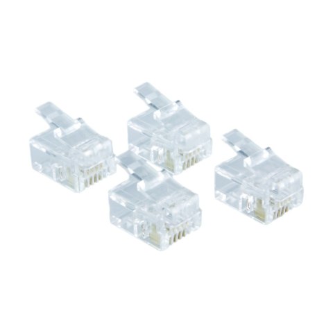 Wtyk RJ11, 4 szt.