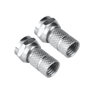 Wtyk antenowy F 6,5 mm, 2 szt.