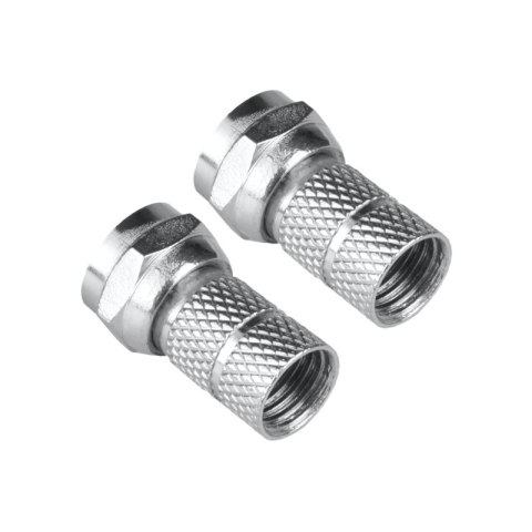 Wtyk antenowy F 6,5 mm, 2 szt.