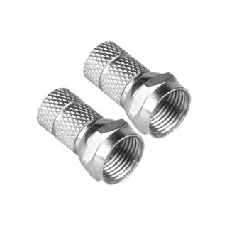 Wtyk antenowy F 6,5 mm, 2 szt.
