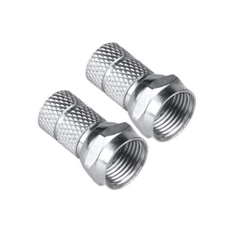 Wtyk antenowy F 6,5 mm, 2 szt.