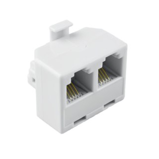 Złączka RJ45, wtyk - 2 gniazda
